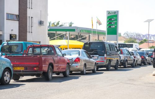 Queueing-for-petrol-in-Harare-Zimbabwe-now-petrol-price-now-3.30