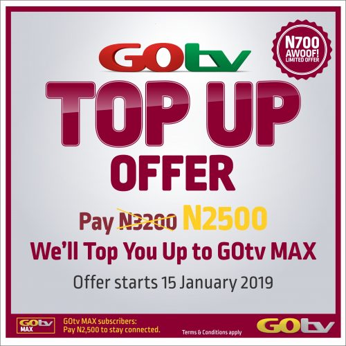 MultiChoice Excites GOtv Customers With Top Up Campaign Offer P M News