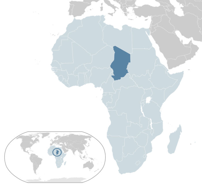 Location of Chad