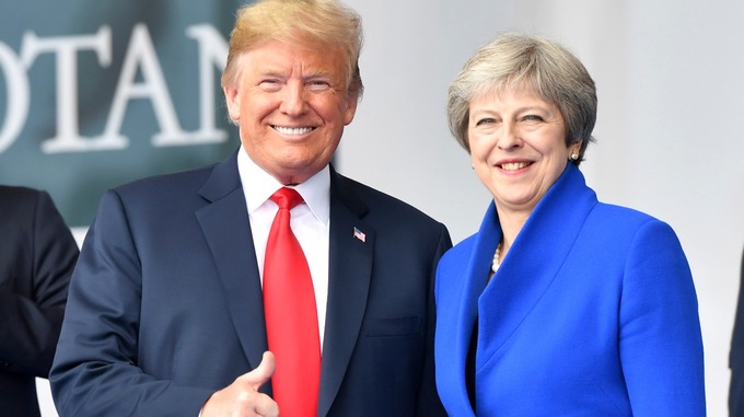 Trump and May