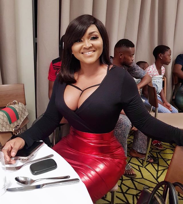 Mercy Aigbe Displays Cleavage - P.M. News