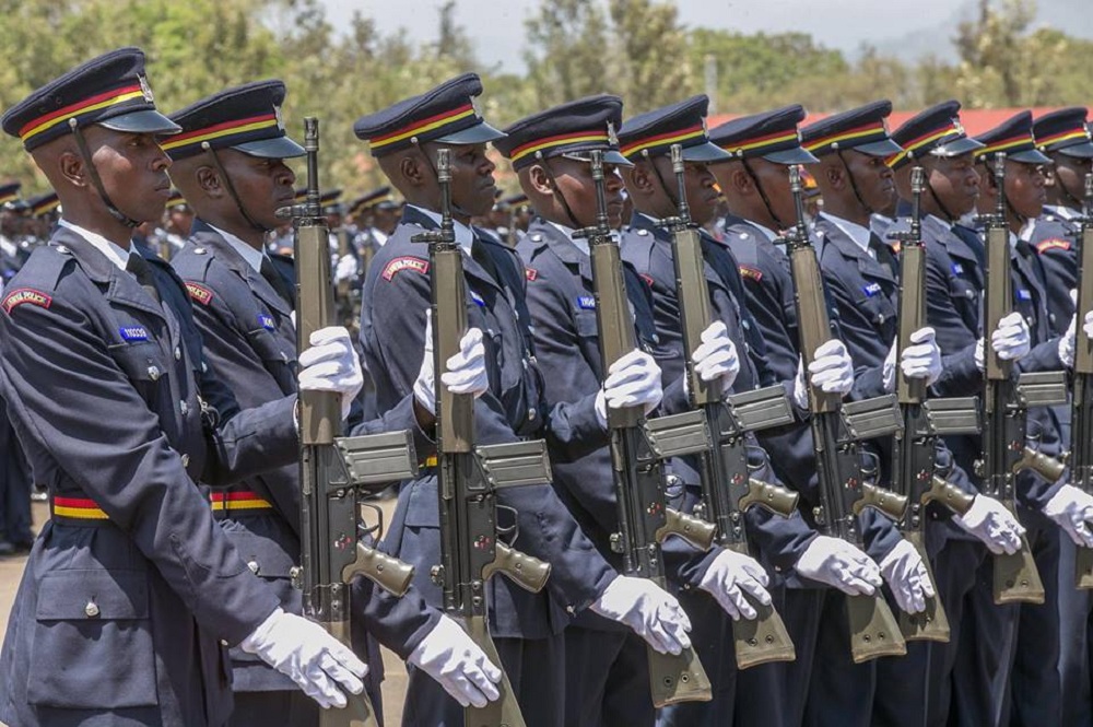 Police officers of Kenya.