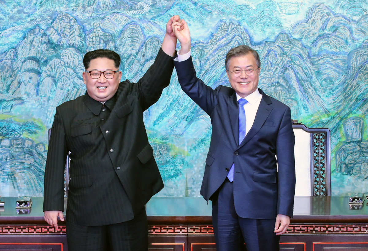 north and south korea presidents