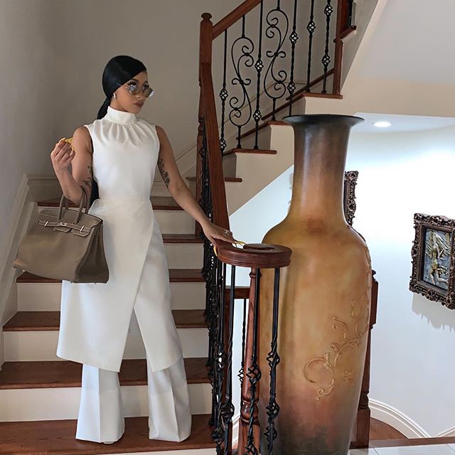 Cardi B steps out in white - P.M. News