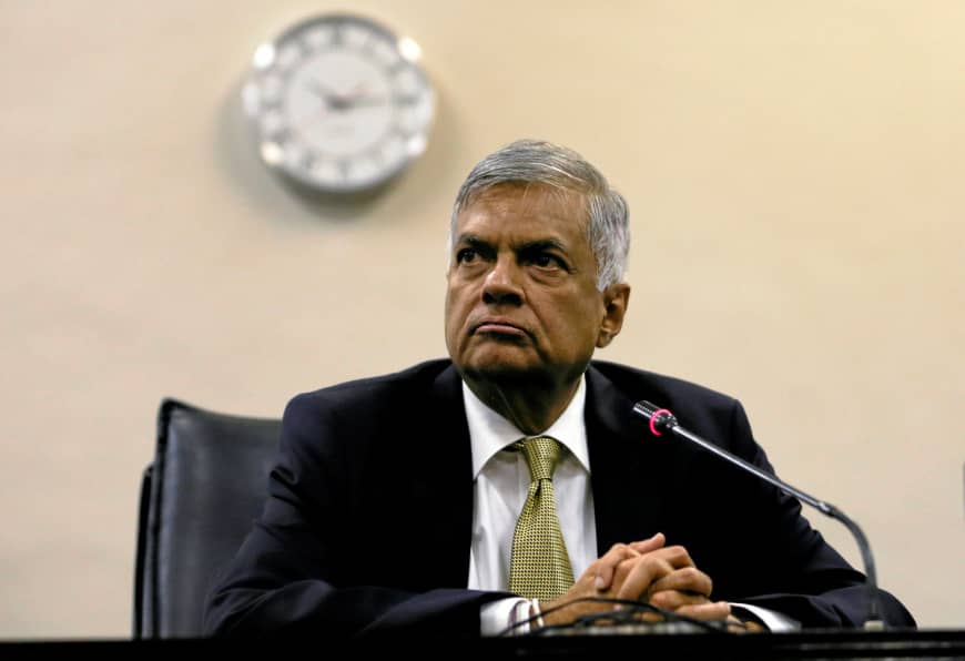 Sri Lanka’s President Ranil Wickremesinghe