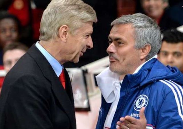 Arsene Wenger and Jose Mourinho