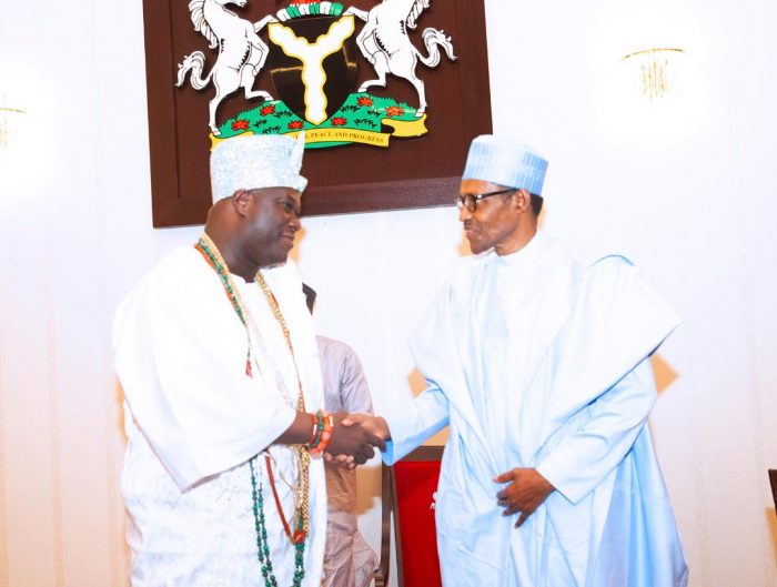 Buhari and Ooni of Ife