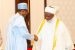 Buhari with the Sultan of Sokoto Saad Abubakar