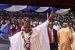 Kashim Shettima acknowledges cheers from Borno people