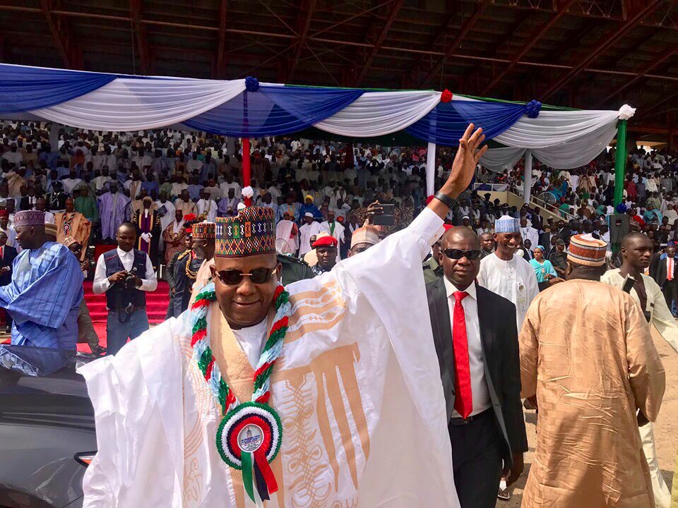 Shettima acknowledges cheers from Borno people