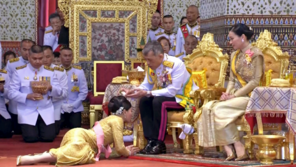 Thailand’s-King-Maha-Vajiralongkorn-center-and-Queen-Suthida-right-attend-the-second-of-a-three-day-coronation-ceremony-for-Thai-King-Maha-Vajiralongkorn-768×432 (1)