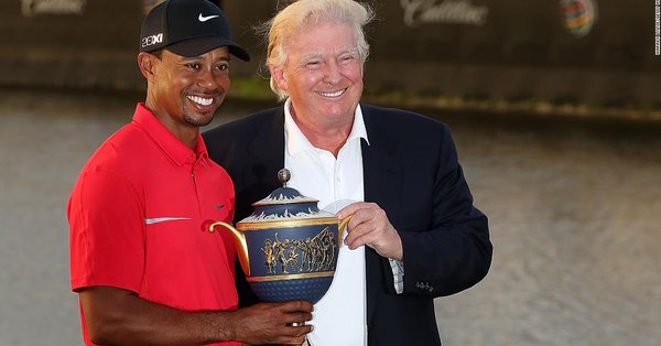 Tiger woods and Trump
