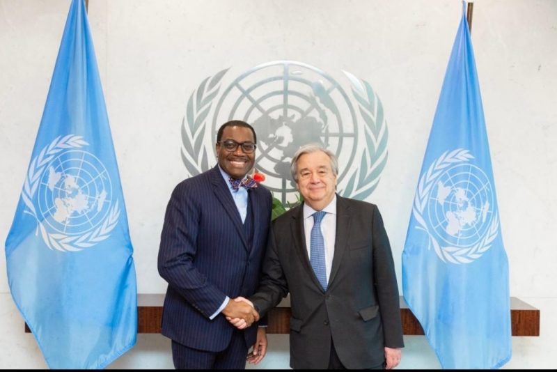 UN chair and AfDB boss