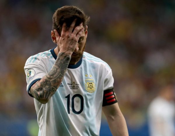Agony for Lionel Messi