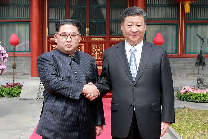 Kim and Xi earlier this year