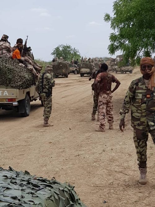 MNJTF forces on clearance operation