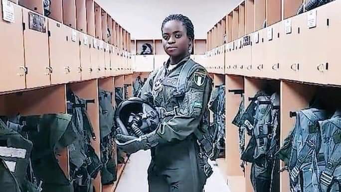 Nigeria’s female fighter pilot