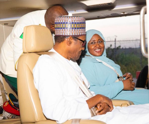 Obasanjo asks Aisha Buhari to engage hubby in pillow talk