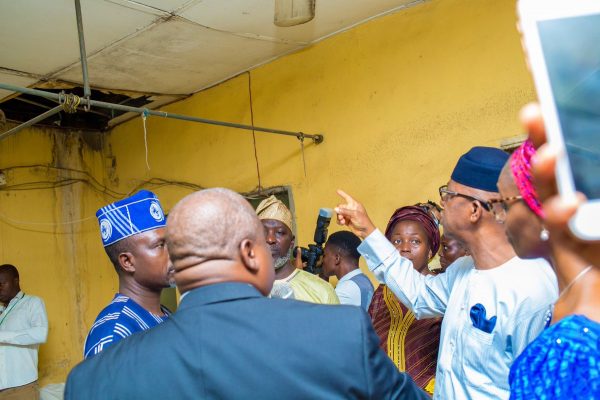 Seeing it for himself: Governor Abiodun at the OOUTH in Sagamu