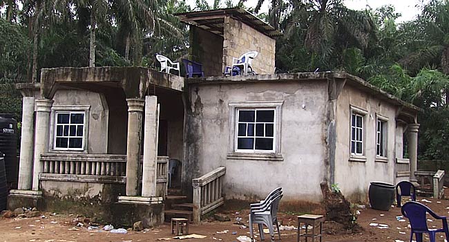 The Imo house where the wedding guests died from generator fumes