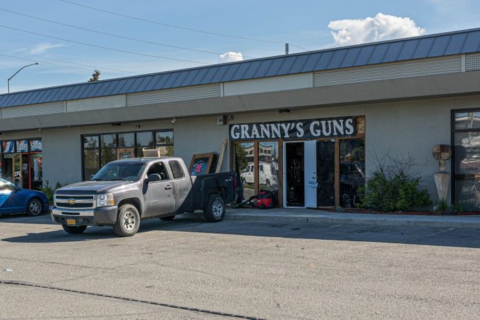 The truck used to break into the gun store