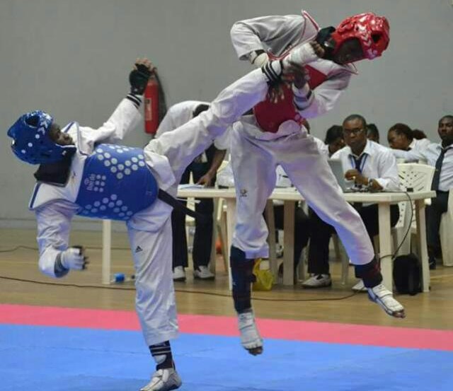 Taekwondo athletes