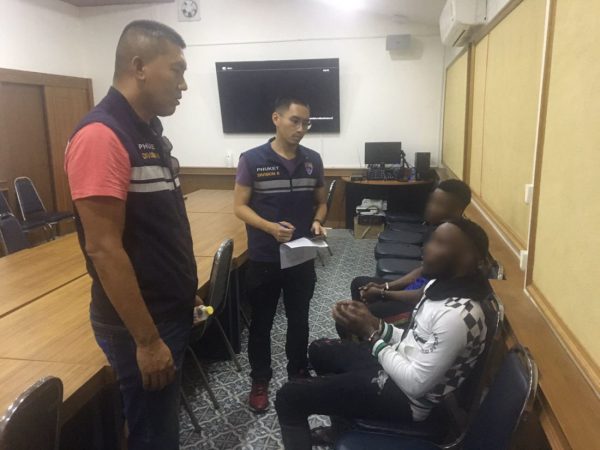 The first two alleged Nigerian scammers arrested in Thailand