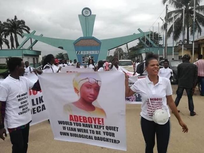 The protest against Adeboye at Redeemed camp on 8 July
