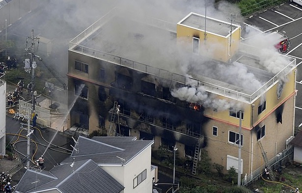 arson attack on Japan’s animation studio
