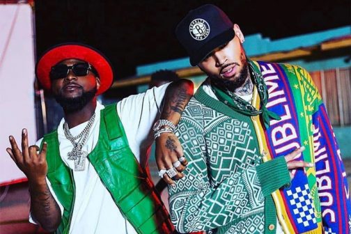 Chris Brown and Davido