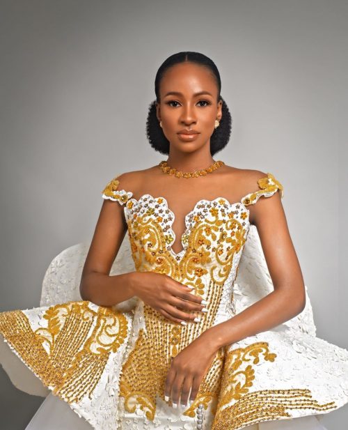Anto-Lecky in Bibi Lawrence Golden Rose Bridal Collection