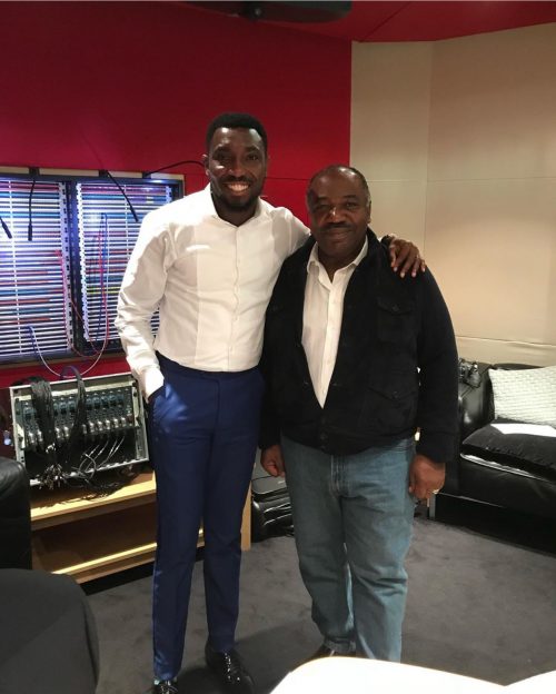 Timi Dakolo with Ali Bongo