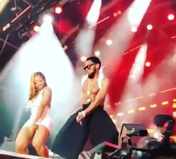 Dbanj on stage in Portugal