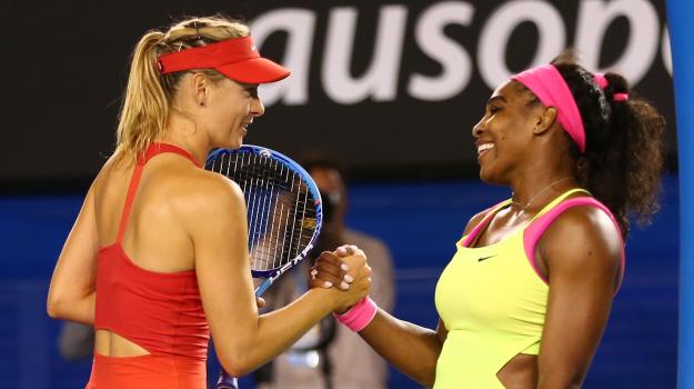 Old file: Serena Williams and Sharapova