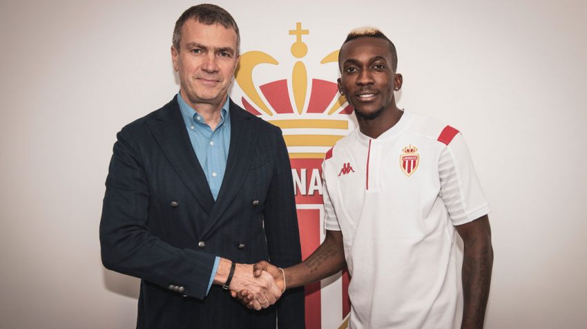 Oleg Petrov welcomes Henry Onyekuru to Monaco