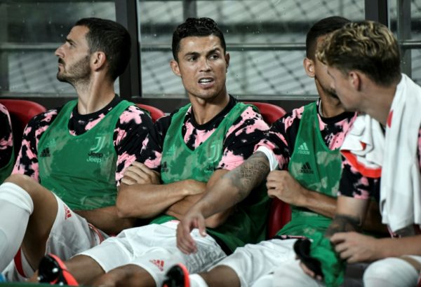 Ronaldo, middle, did not play in the friendly