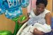 Toyin Abraham and her baby boy