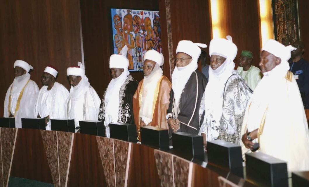 Buhari Meets Northern Traditional Rulers Behind Closed Door - P.M. News