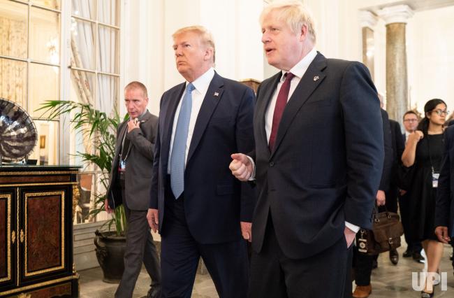 Trump and Boris Johnson