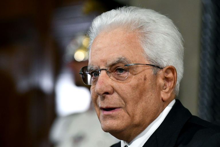 Italian President Sergio Mattarella