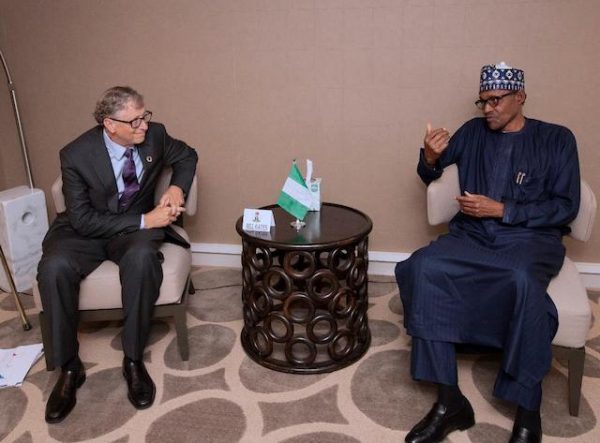 Buhari with Bill Gates
