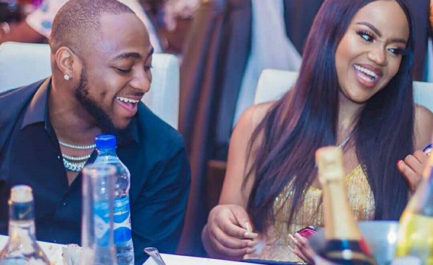 Davido and Chioma at a public event