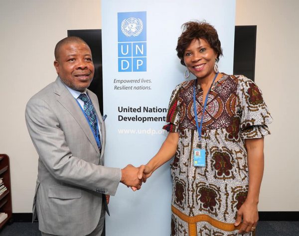 Governor Emeka Ihedioha with Ms. Ahunna Eziakonwa-Onochie of UNDP