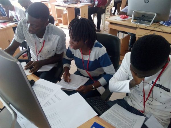 Illustration: Nigerian students at a computer programming contest