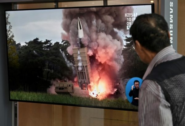 North Korea’s projectile at a launch