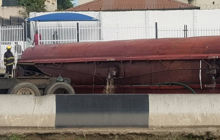 Otedola-bridge-tanker
