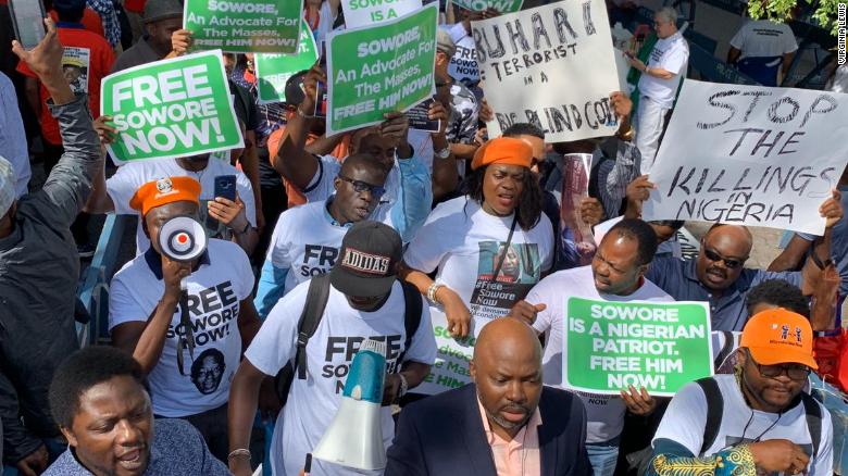 Protesters at UN Plaza in New York call for Sowore’s release