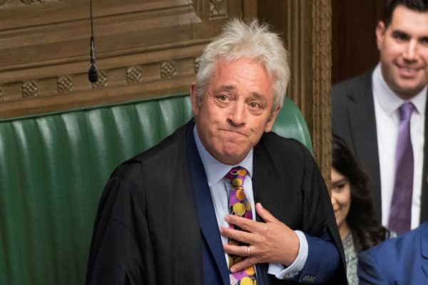 Speaker John Bercow: announces plans to step aside