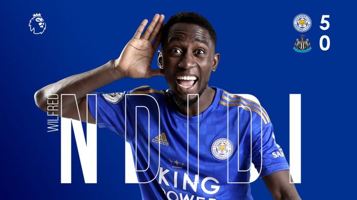 Wilfred Ndidi gives Leicester the 5th goal