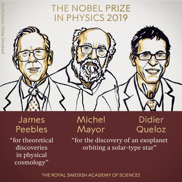 2019 winners of Nobel Prize in Physics